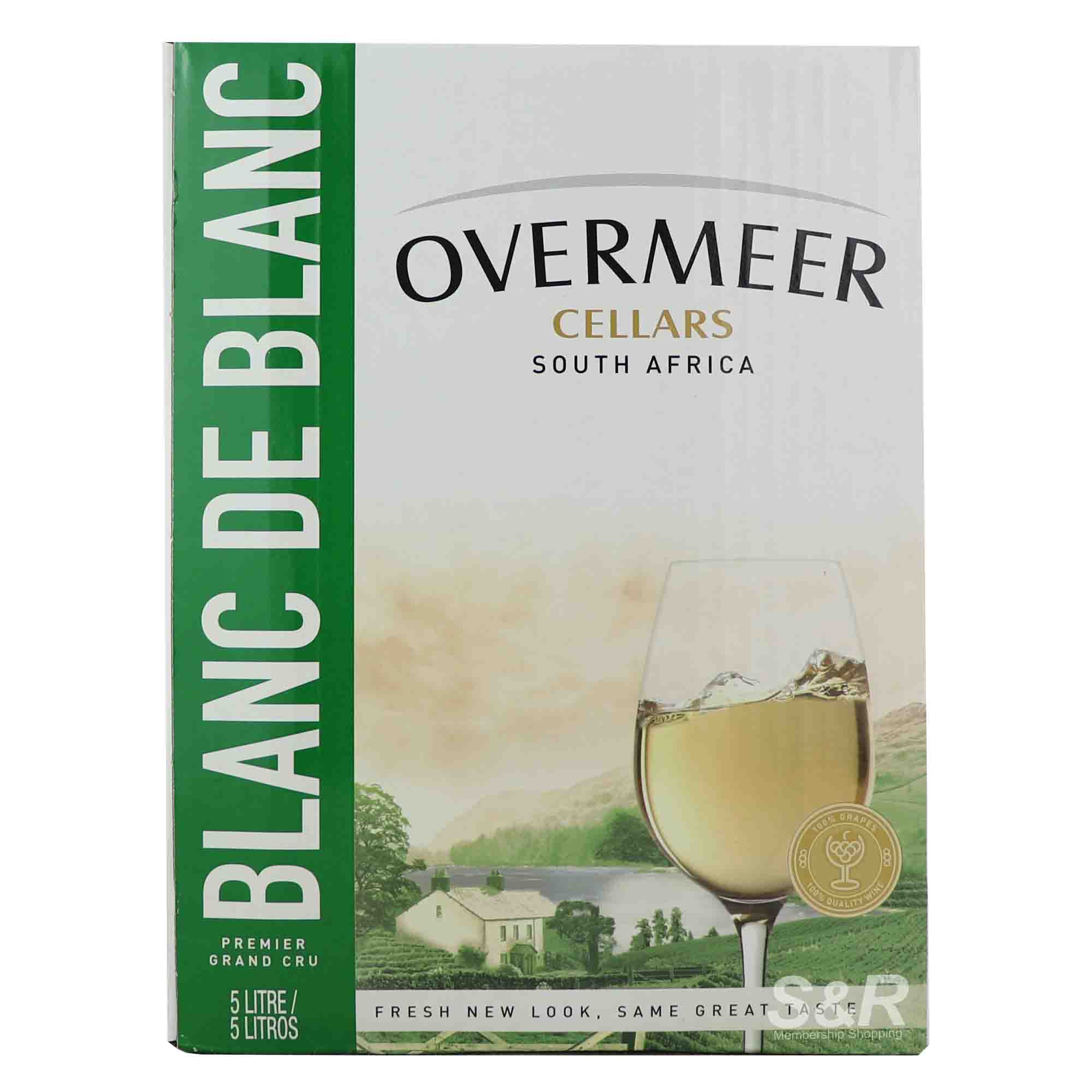 Overmeer Blanc De Blanc White Wine 5L Overmeer Blanc De Blanc White Wine 5L